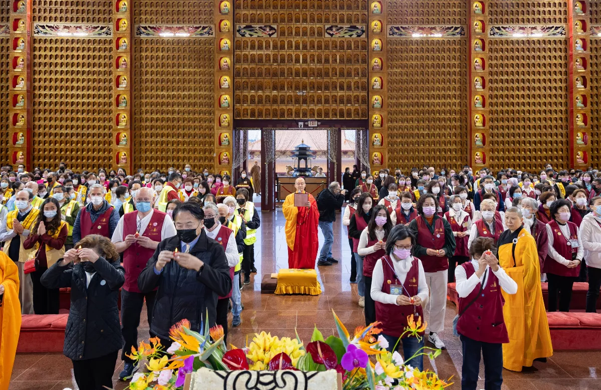 Hsi Lai Temple Honors Volunteers, Showcasing the Spirit of Three Acts of Goodness and Four Givings